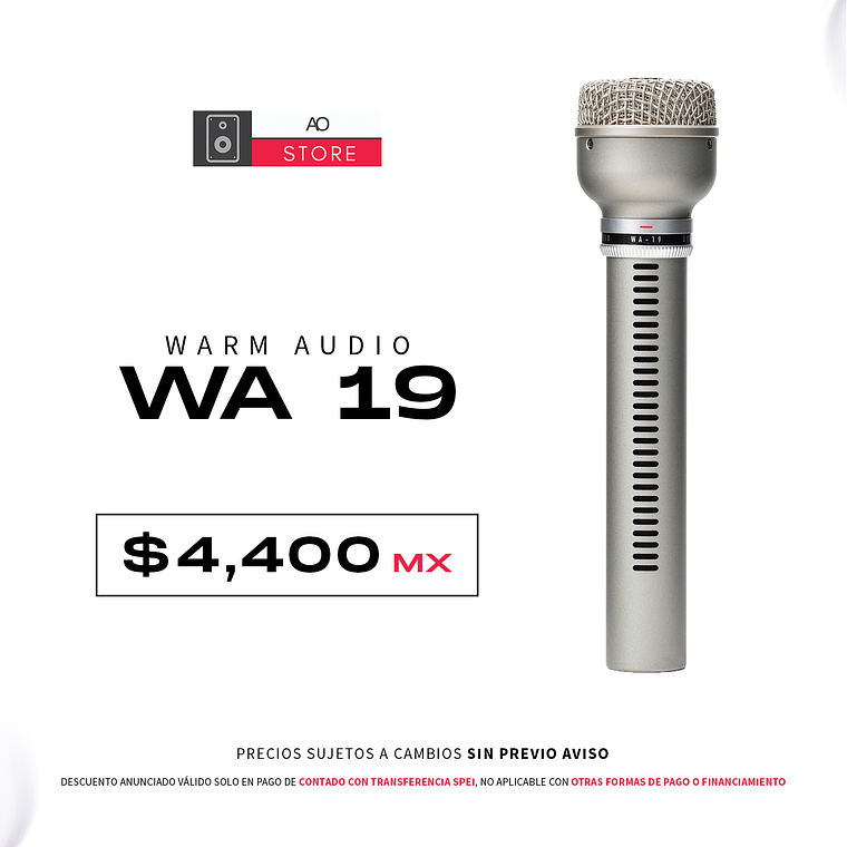 Warm Audio WA 19 Micrófono Dinámico 1
