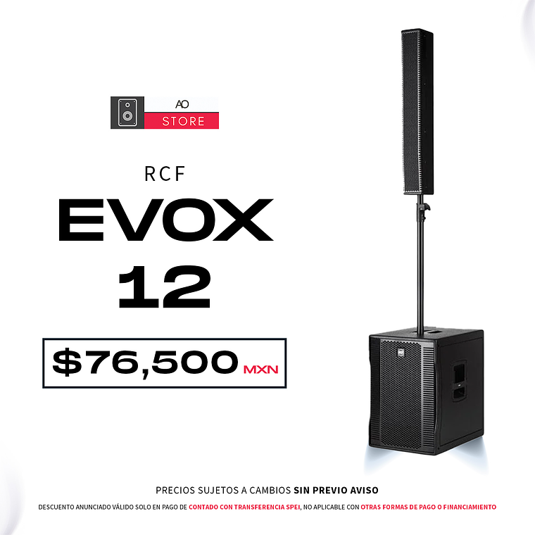 RCF Evox 12 Sistema De Audio En Torre 1