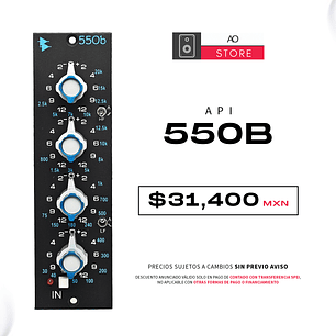 API 550B Serie 500 Ecualizador Discreto De 4 Bandas
