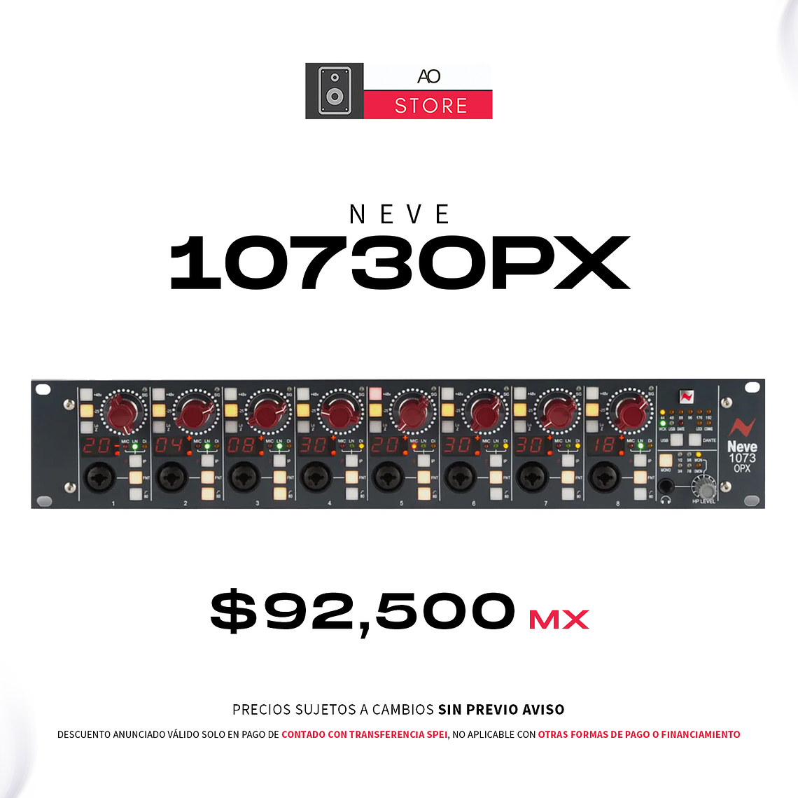 Neve 1073OPX Preamplificador 1