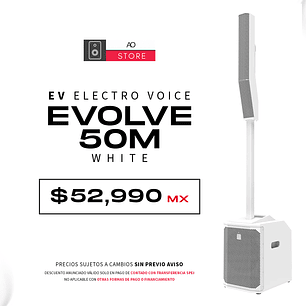 EV Electro Voice Evolve 50M White Sistema de Audio en Torre