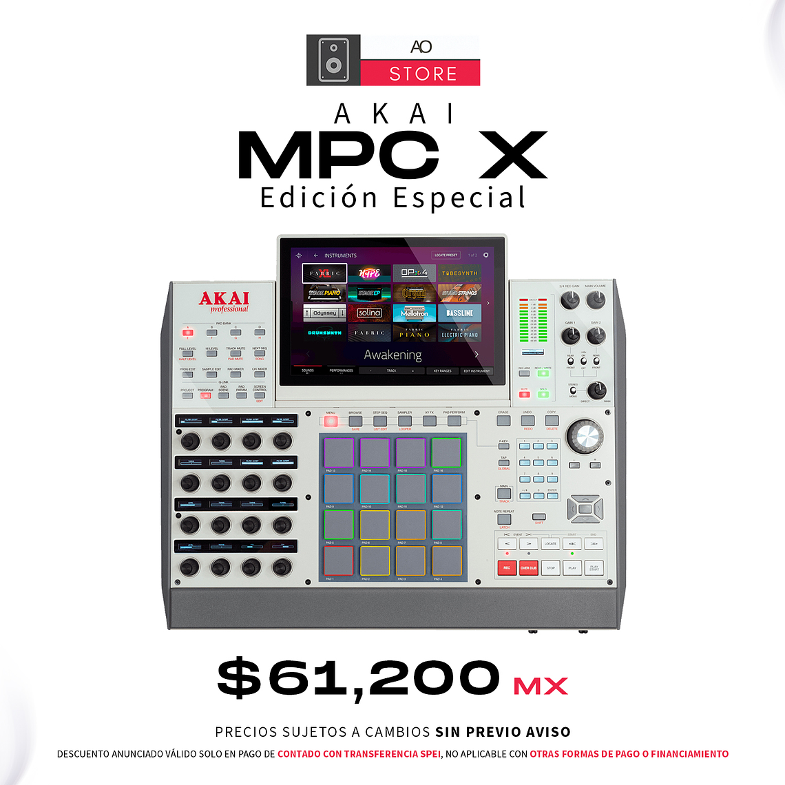 Akai Professional MPC X Edición Especial Secuenciador 1