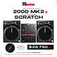 Reloop 2000 MK2 (2 Piezas) + Numark Scratch (De Regalo Serato Vinyl Time Code) Cabina Completa - Miniatura 1