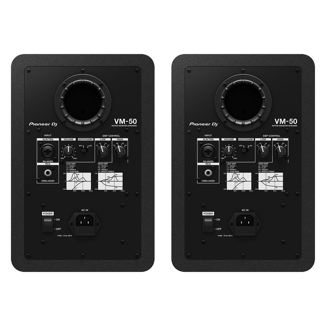 Pioneer DJ VM 50 Negro Monitores de Estudio (2 Piezas) 3