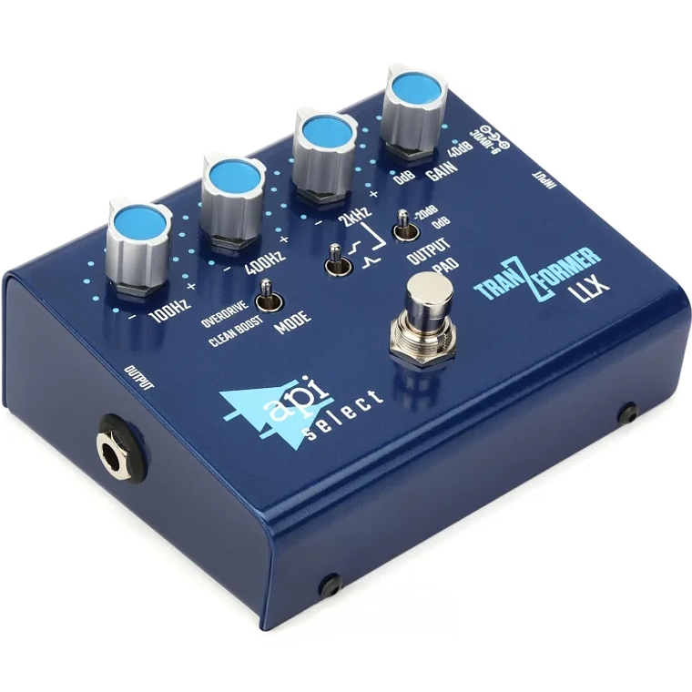 API TranZformer Llx Bass Pedal Eq Boost con Overdrive 4