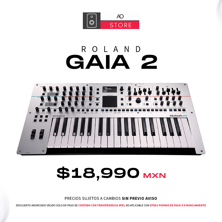 Roland Gaia 2 Sintetizador Wavetable 1