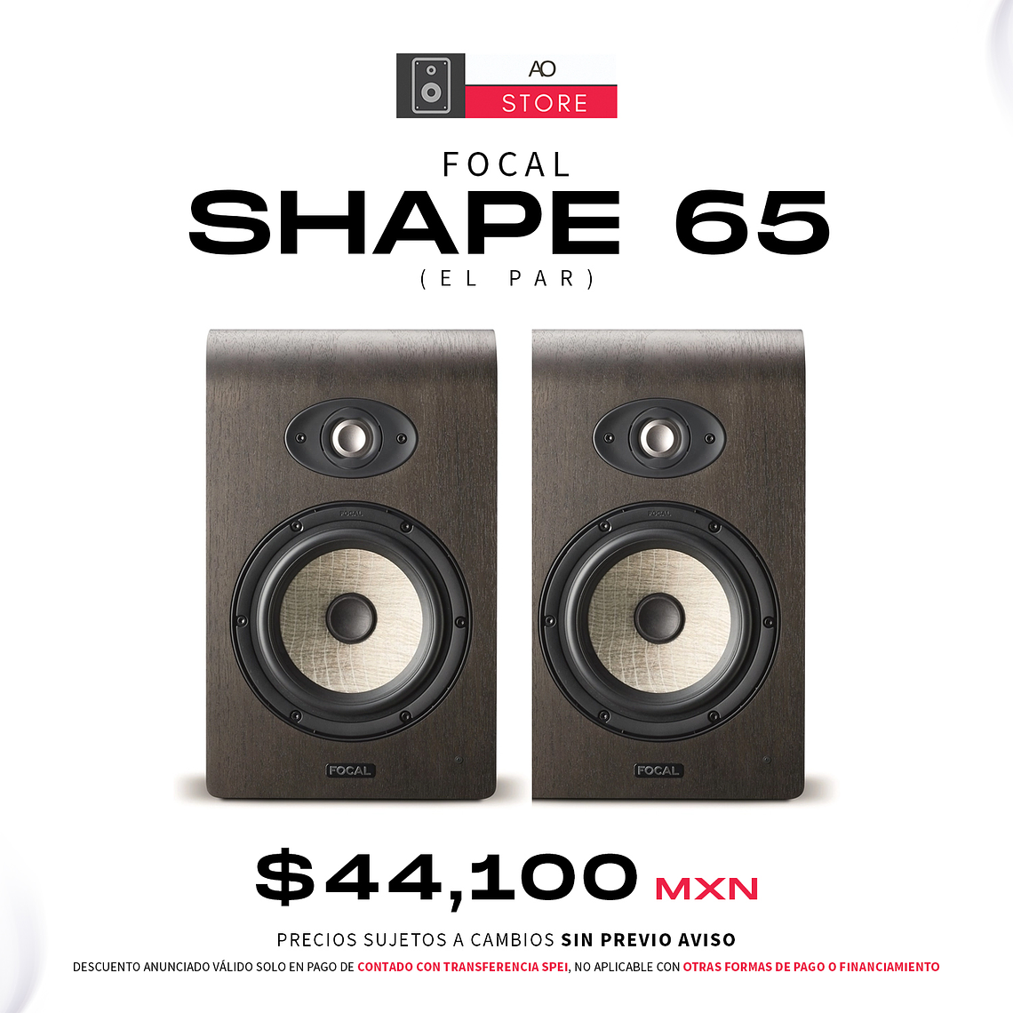 Focal Shape 65 Monitores De Estudio (2 Piezas) 1