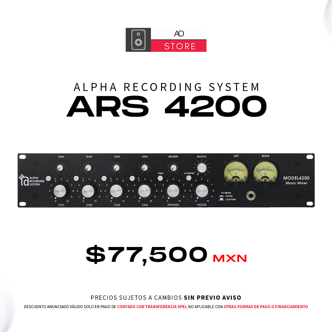 Alpha Recording Systems Ars 4200 Mezclador Rotativo 1