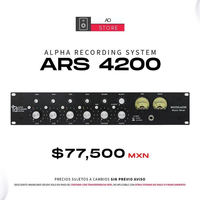 Alpha Recording Systems Ars 4200 Mezclador Rotativo 1