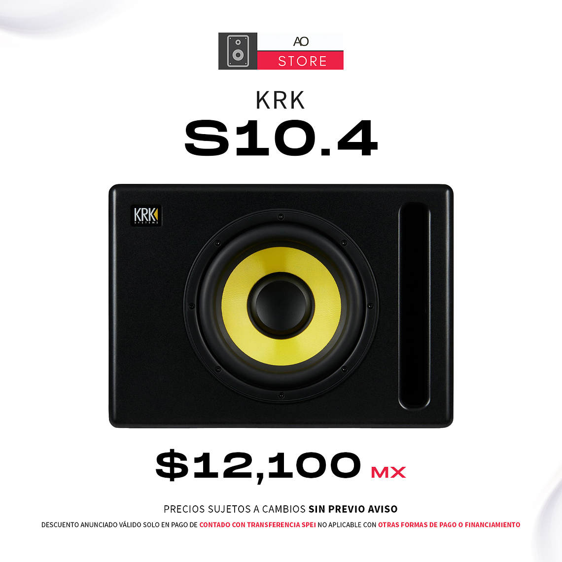 KRK S10.4 Subwoofer de Estudio 1