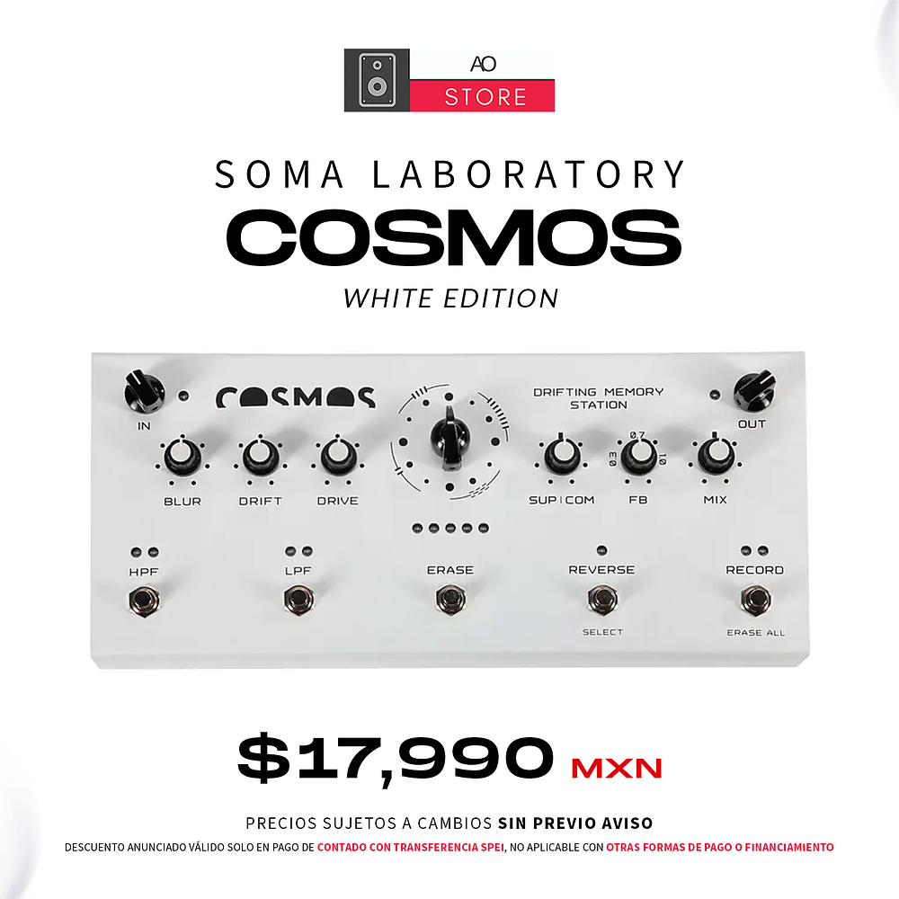 Soma Laboratory Cosmos Edición White Pedal De Efectos 1