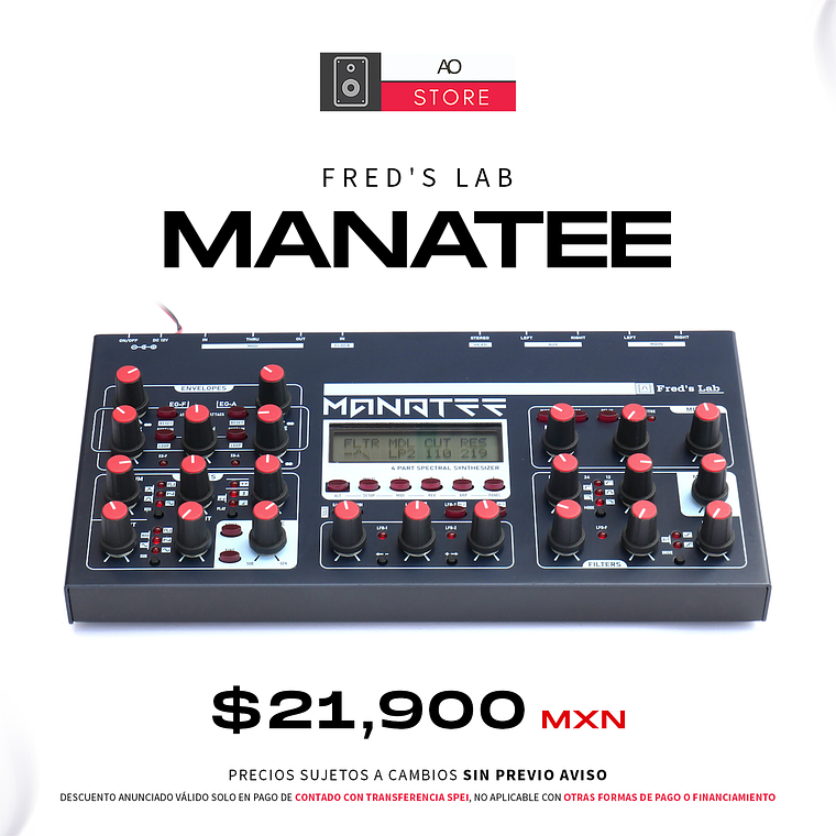 Fred's Lab Manatee Sintetizador Multitimbral 1