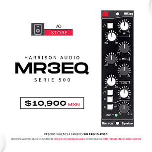 Harrison Audio MR3eq Serie 500 Ecualizador 