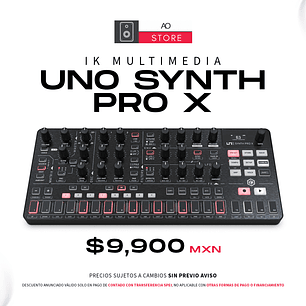 IK Multimedia UNO Synth Pro X Desktop Sintetizador Analogo