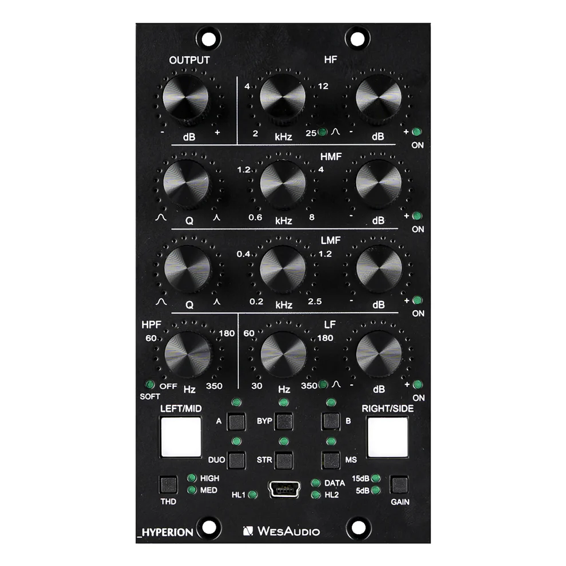 WesAudio Ng500 Hyperion Eclipse Edición Limitada Serie 500 Ecualizador Paramétrico 2