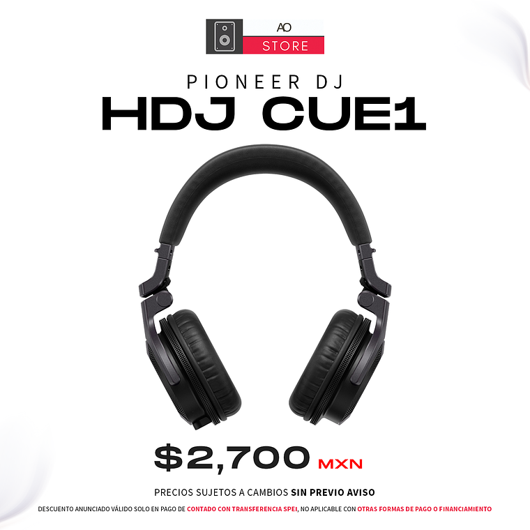 Pioneer DJ HDJ CUE1 BT Negro Audífonos Profesionales 1