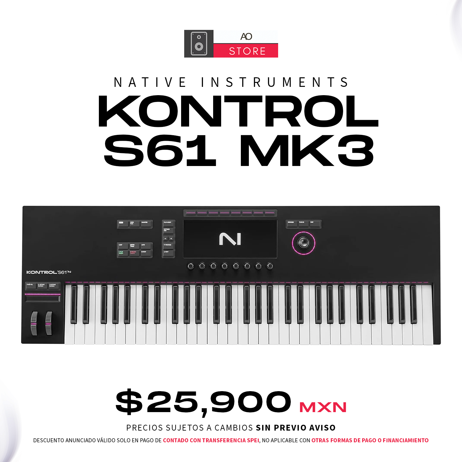 Native Instruments Kontrol S61 Mk3 Estación De Producción Wo
