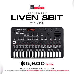 Sonicware Liven 8bit Warps Sintetizador 8bit