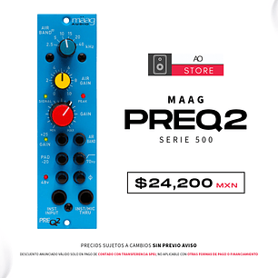 Maag Audio Preq2 Serie 500 Preamplificador