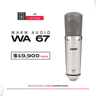 Warm Audio Wa 67 Micrófono de Tubo