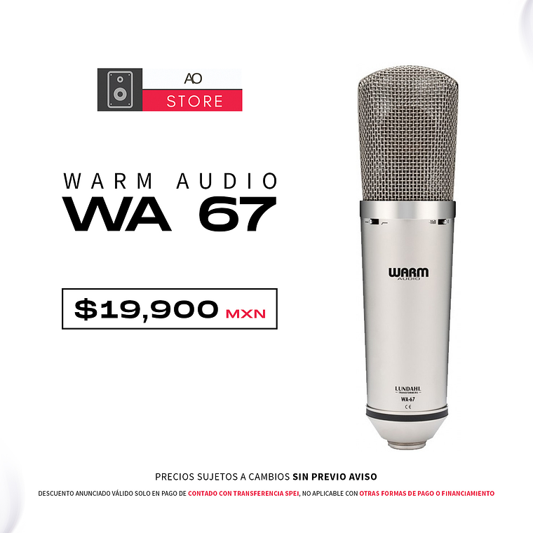 Warm Audio Wa 67 Micrófono de Tubo 1