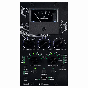 WesAudio Dione Starlight Analog Edición Limitada Serie 500 Bus Compresor con Digital Recall