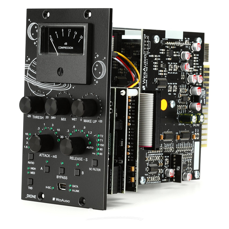 WesAudio Dione Starlight Analog Edición Limitada Serie 500 Bus Compresor con Digital Recall 3
