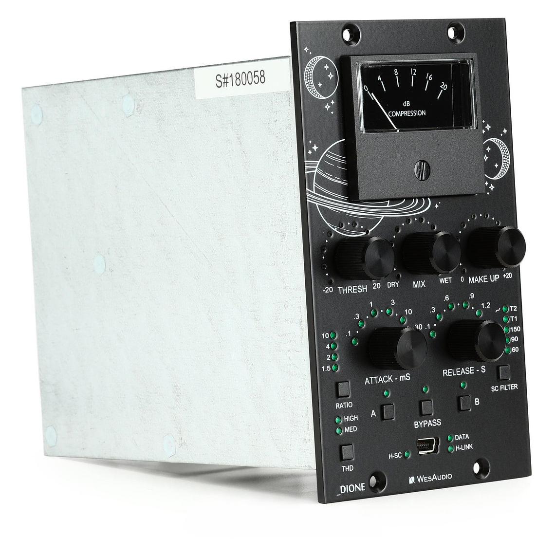 WesAudio Dione Starlight Analog Edición Limitada Serie 500 Bus Compresor con Digital Recall 5