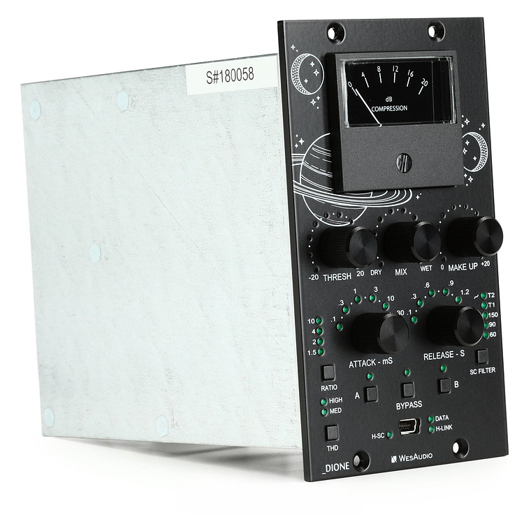 WesAudio Dione Starlight Analog Edición Limitada Serie 500 Bus Compresor con Digital Recall 5