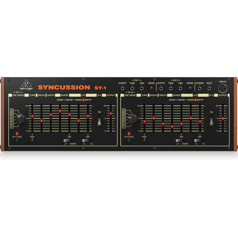 Behringer Syncussion Sy 1 Sintetizador Análogo Percusión 2