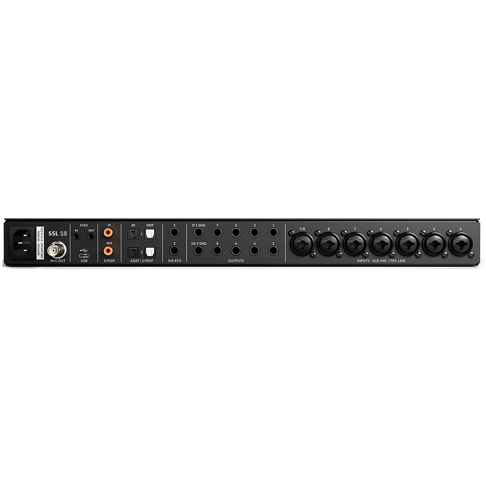 Solid State Logic SSL 18 Interfaz de Audio 3