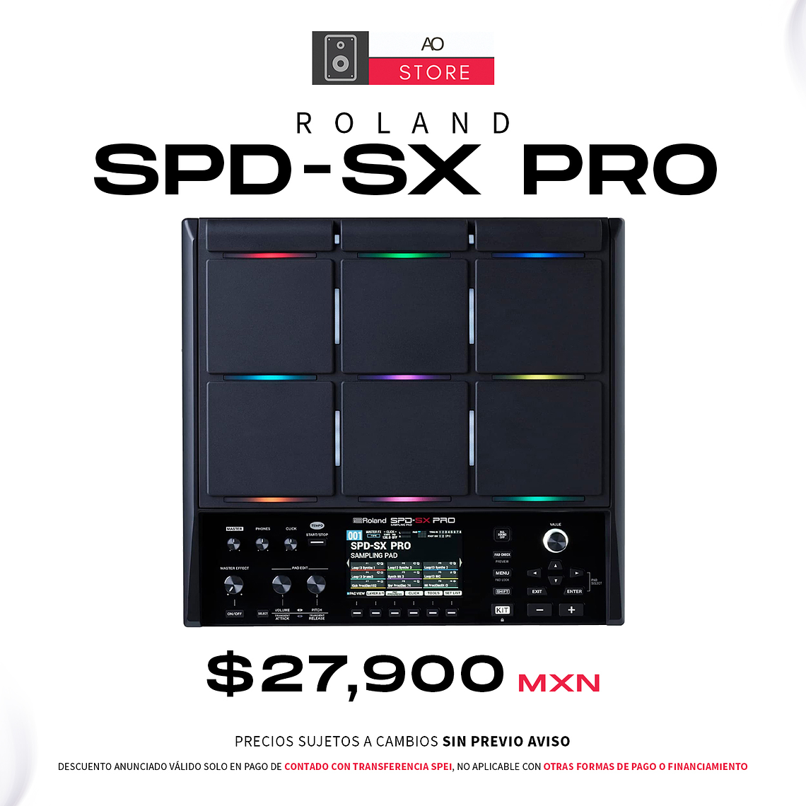Roland SPD-SX PRO Caja De Ritmos, Sampler, Secuenciador 1