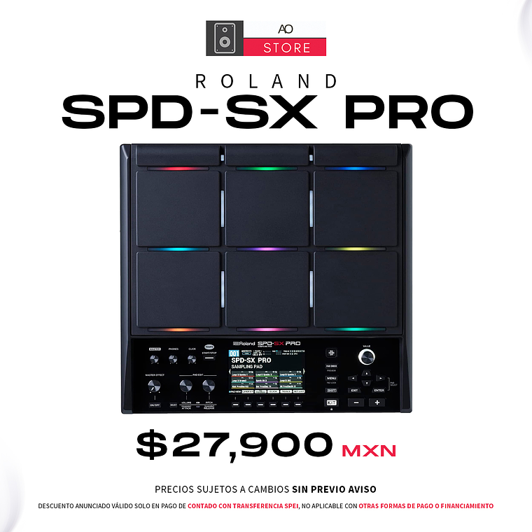 Roland SPD-SX PRO Caja De Ritmos, Sampler, Secuenciador 1
