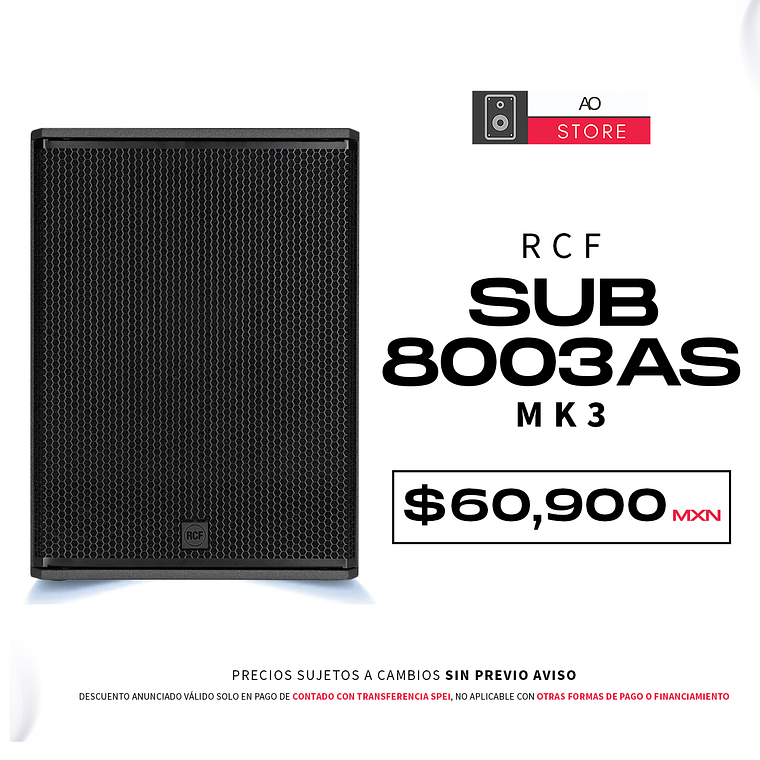 RCF SUB 8003AS MK3 Subwoofer Activo 1