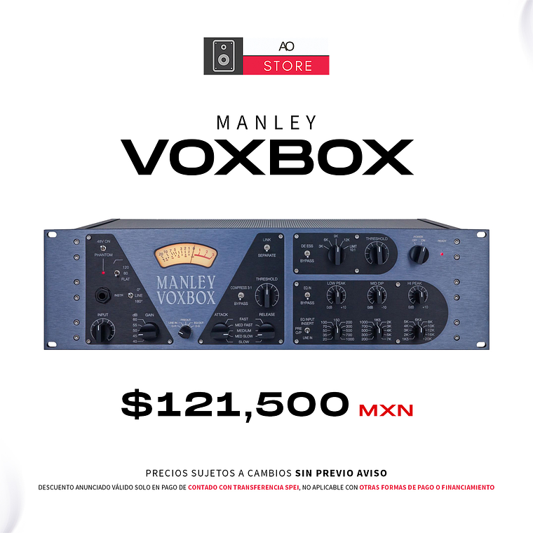 Manley Voxbox Preamplificador  1