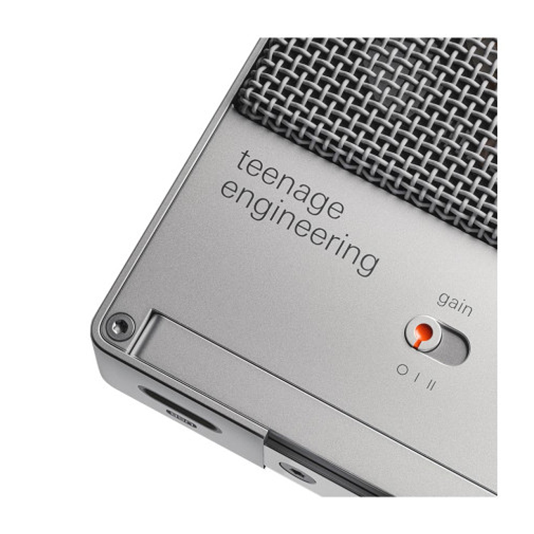 Teenage Engineering CM 15 Field Edición Silver Micrófono de Condensador 7