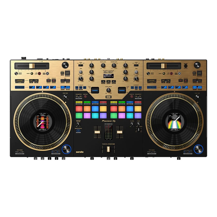 Pioneer DJ DDJ REV7 Gold Controlador para DJ de 2 Canales Estilo Scratch 2