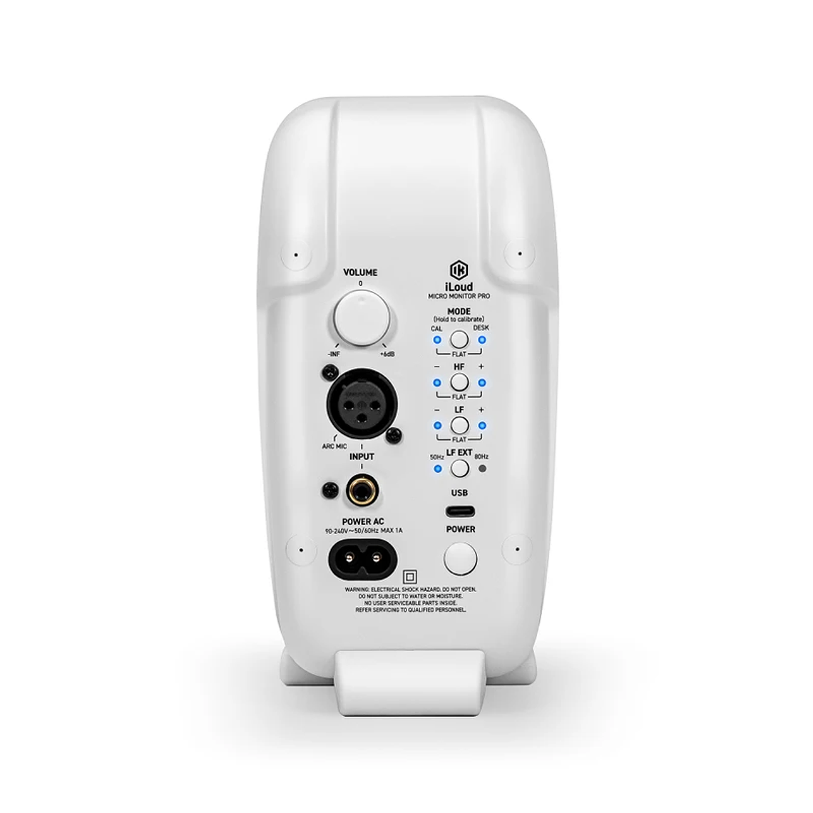 IK Multimedia iLoud Micro Monitor Pro Compact White Monitores de Estudio (2 Piezas) con Micrófono ARC de Calibración 3