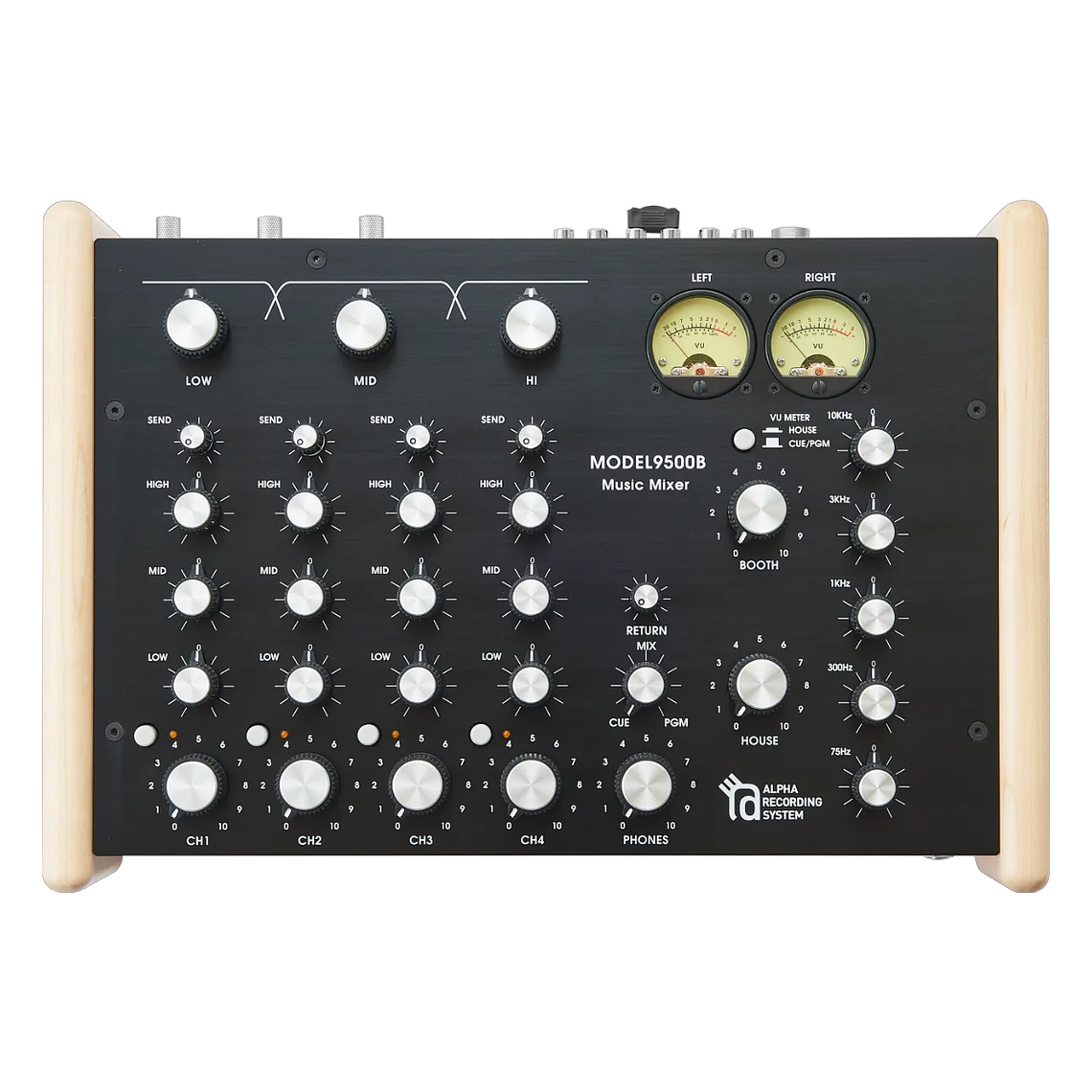 Alpha Recording System Model 9500 BW Mezclador Rotativo de 4 Canales 2