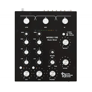 Alpha Recording System Model 1100 Std Mezclador Rotativo de 2 Canales