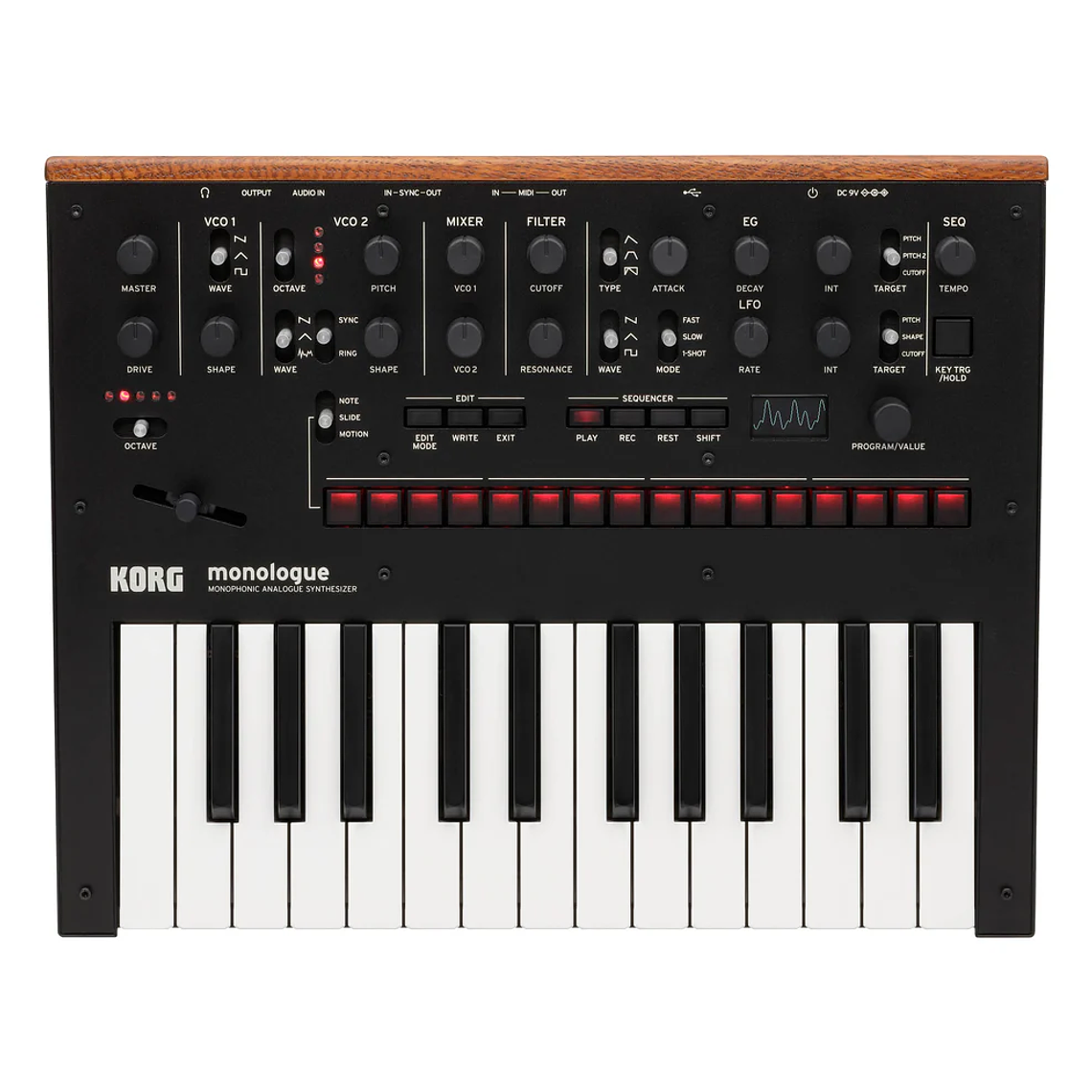 Korg Monologue Black Sintetizador Análogo 2