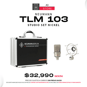 Neumann TLM 103 Studio Set Nickel Micrófono de Condensador