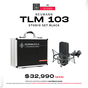 Neumann TLM 103 Studio Set Black Micrófono de Condensador