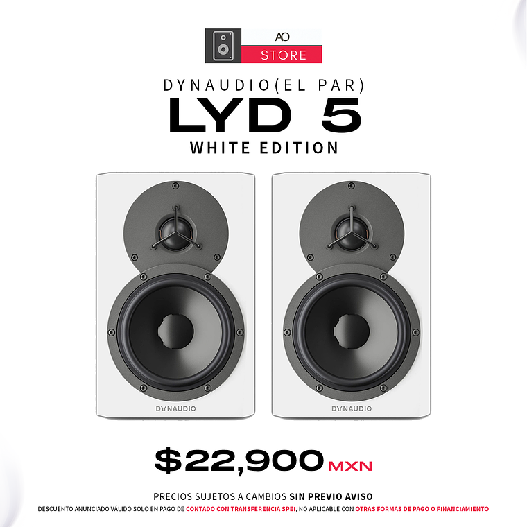 Dynaudio LYD 5 White Monitores de Estudio (2 Piezas) 1