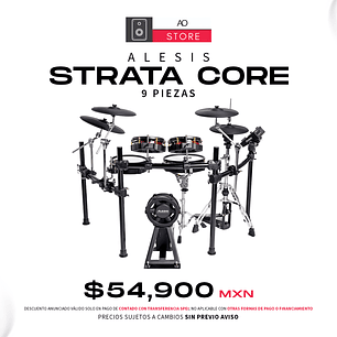 Alesis Strata Core Batería Eléctrica de 9 Piezas