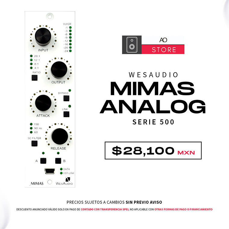 WesAudio Mimas Analog Serie 500 Compresor Fet 1
