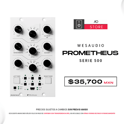 WesAudio Prometheus Serie 500 Ecualizador