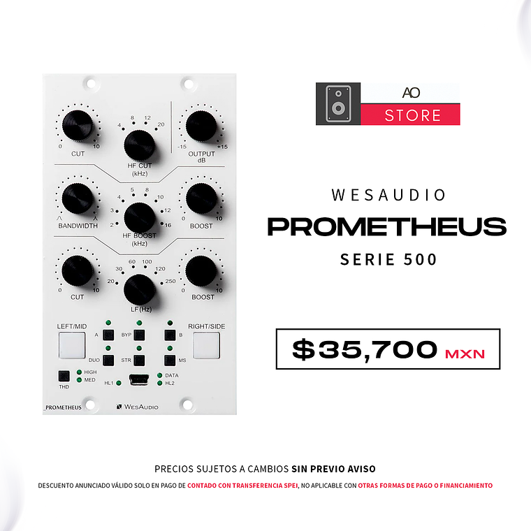 WesAudio Prometheus Serie 500 Ecualizador 1