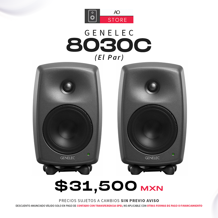 Genelec 8030C Monitores de Estudio (2 Piezas) 1