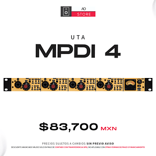 Uta Mpdi 4 Preamplificador de 4 Canales